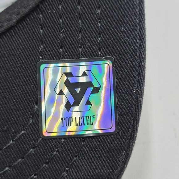 Top Level Hat Cap Snap Back Mesh Embroidered Mexico Flag Eagle Trucker Mens - Picture 7 of 8